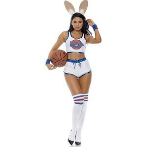 BUNNY Squad Space Jam NBA Sexy TV Movie Character Halloween Cosplay Costume NWT